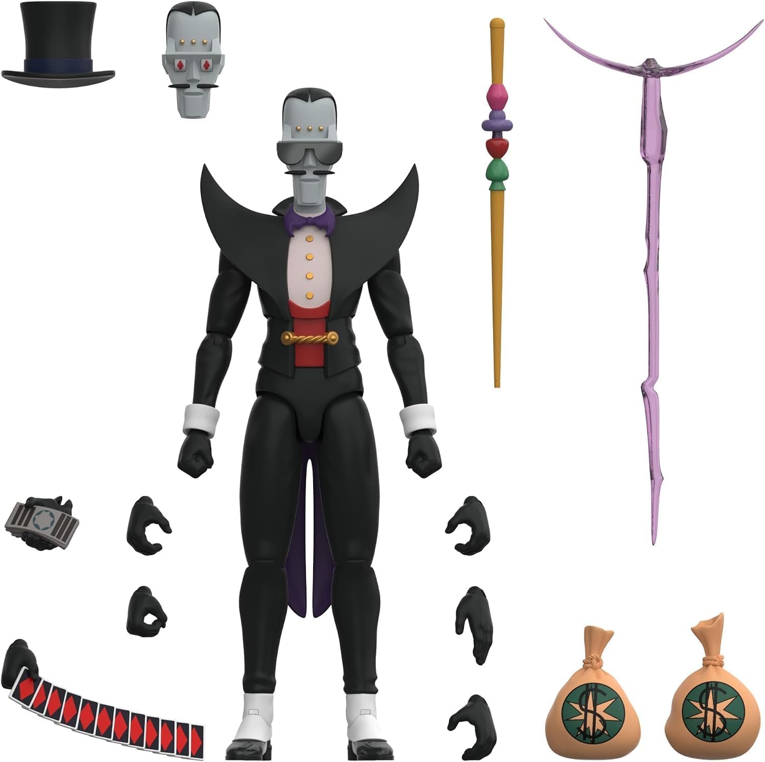 Super7 ULTIMATES! SilverHawks Steelwill (VAC Metal Toy Version) - 7" SilverHawks Action Figure with Accessories Classic Cartoon Collectibles - Image 3