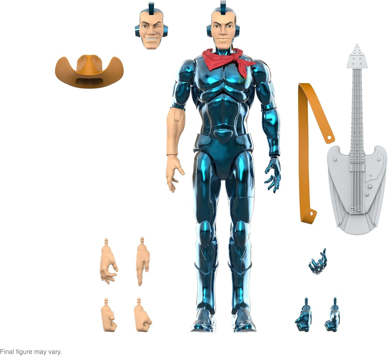 Super7 ULTIMATES! SilverHawks Steelwill (VAC Metal Toy Version) - 7" SilverHawks Action Figure with Accessories Classic Cartoon Collectibles - Image 6