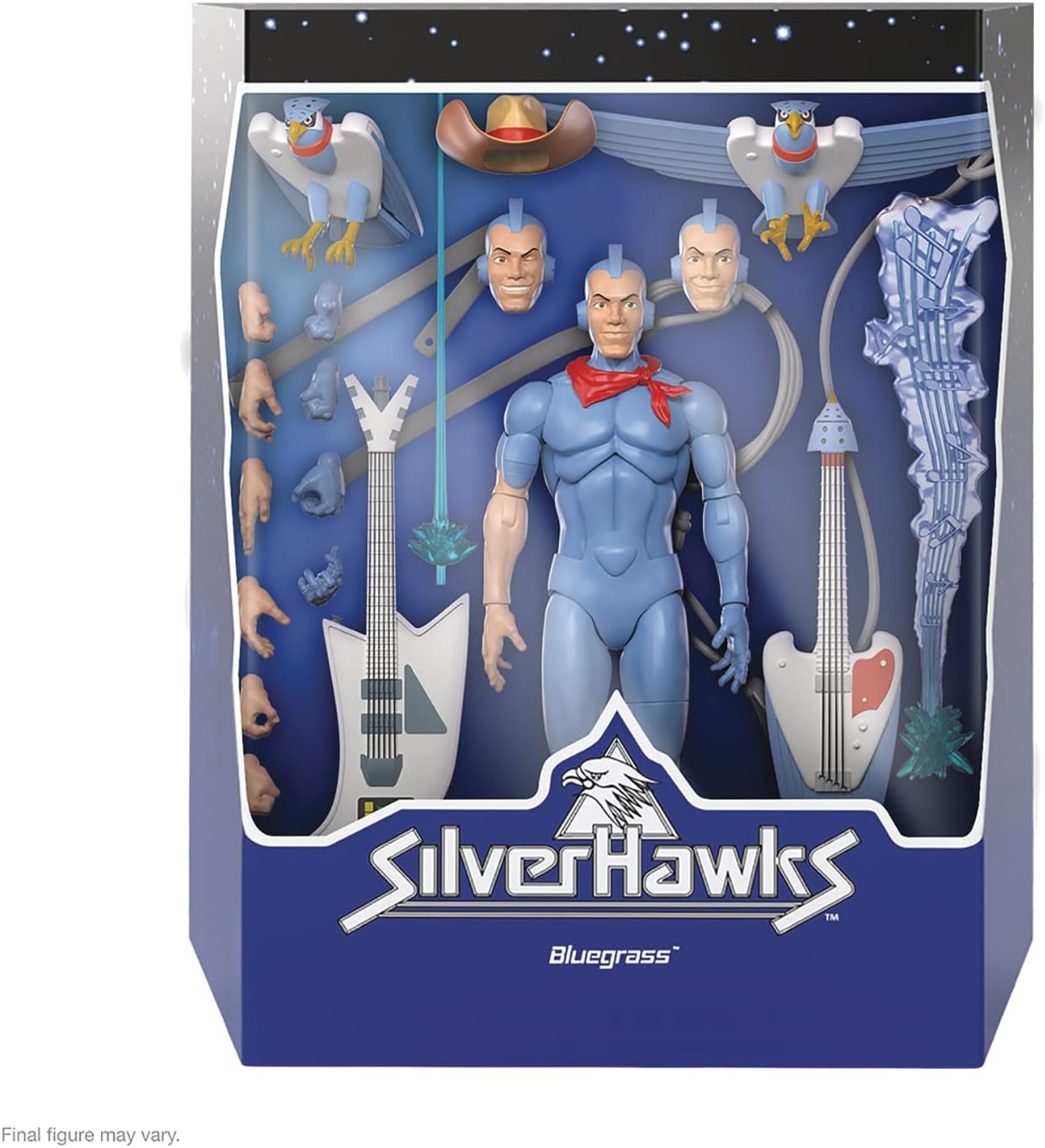 Super7 ULTIMATES! SilverHawks Steelwill (VAC Metal Toy Version) - 7" SilverHawks Action Figure with Accessories Classic Cartoon Collectibles - Image 11